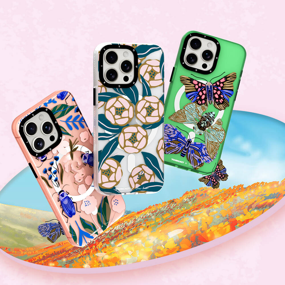 YoungKit Huagu Serisi iPhone 14 Pro M-safe Şarj Özellikli Kılıf YoungKit Huagu Serisi iPhone 14 Pro M-safe Şarj Özellikli Kılıf